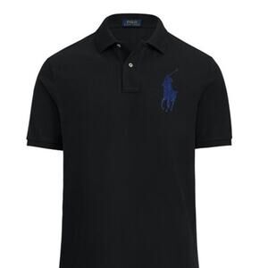 Ralph Lauren Men's Classic Black Polo Large Embroidered Logo Size XXL